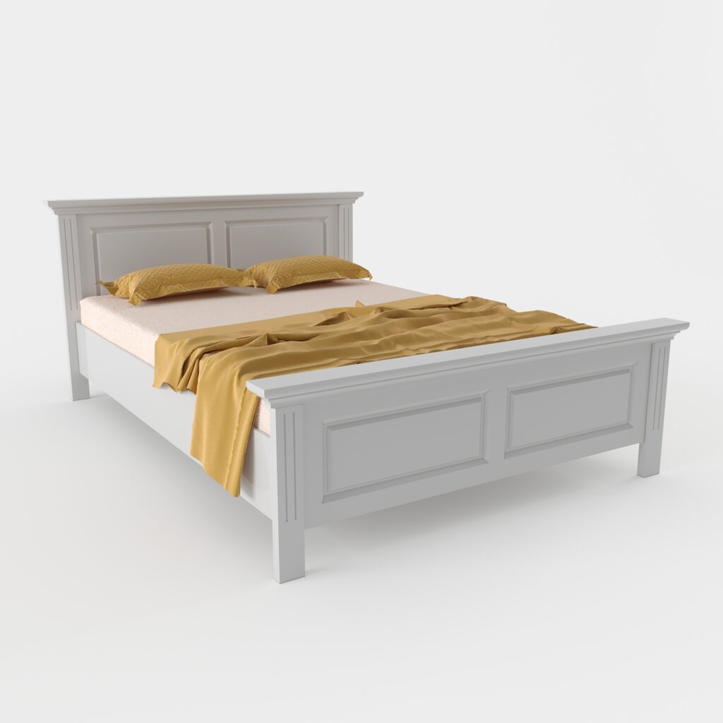 Pat lemn masiv Select alb rezistent si durabil - 18 de modele de paturi din lemn