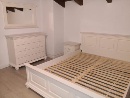 Dormitor Luxus Alb lemn masiv