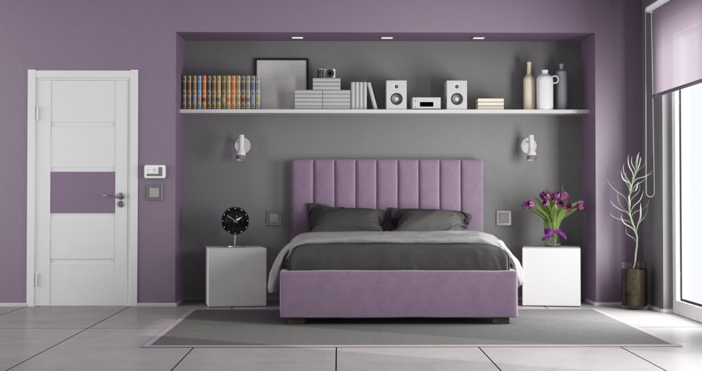 combinații de culori cu violet